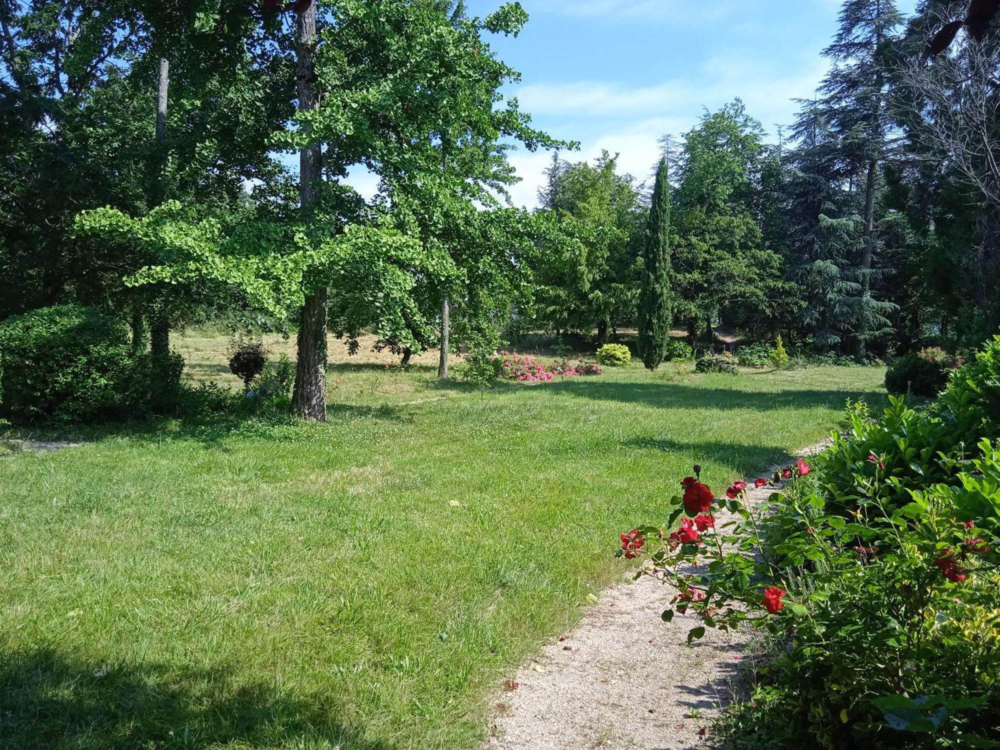 Maison Calme Avec Piscine Entouree De Son Parc Quintenas Buitenkant foto