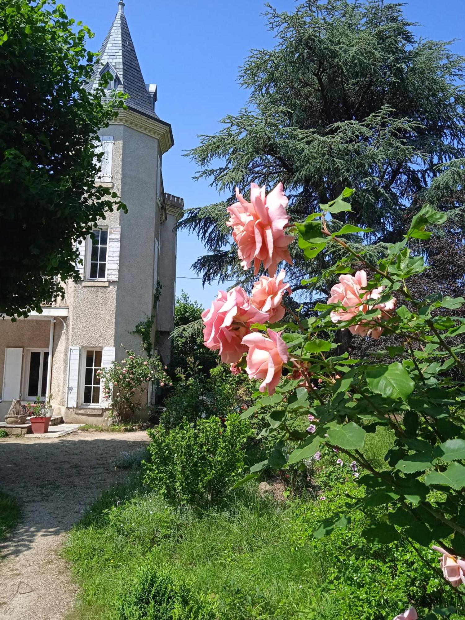 Maison Calme Avec Piscine Entouree De Son Parc Quintenas Buitenkant foto